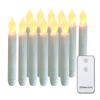 Fabricante 12 peças controle remoto de 2 botões Natal vela suspensa tira luz de vela eletrônica luz de vela LED vela vela de haste longa