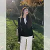 Cuello tipo Henry suave Tencel lana sentido del diseño falso dos piezas camiseta base top mujer otoño ropa interior camiseta de manga larga ajustada