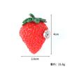 Imán de nevera de simulación de frutas y verduras de PVC Mini Fresa Sandía Manzana Cereza Lichi Piña imán de nevera