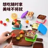 Plato para salsa de acero inoxidable 304, forma cuadrada, con tapa de silicona para sellado hermético, ideal para almacenar condimentos y bocadillos en casa, y fácil de transportar