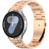 Adecuado para Samsung Galaxy Watch7 Correa de Presión Fe Samsung Watch4 5 6 Botón Correa de Acero de Tres Cuentas
