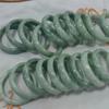 Pulsera de Jade Natural al por Mayor Pulsera de Jade Verde de Guizhou Pulsera de Flor Flotante de Jade Blanco Brazalete de Jade Una Pieza Dropshipping