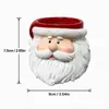 Adorno de Resina de Santa Claus Transfronterizo para Guardar Decoración de Escritorio Suministros Creativos para Fiestas Decoración Linda de Dibujos Animados Roja y Verde
