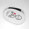 Electrodo de entrenamiento para desfibrilación con espuma y hilo para niños, parche autoadhesivo de entrenamiento para desfibrilación, electrodo de entrenamiento AED