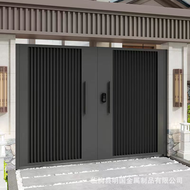 简约现代庭院门