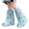 Cubrezapatos Desechables para Niños, Botas de Lluvia Engrosadas, Antideslizantes, Cubrezapatos de Lluvia Impermeables de Tubo Largo para Estudiantes, Hombres y Mujeres, Duraderos para Días Lluviosos