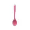 Colher pequena de silicone colher colher colher de mistura colher de cozinha colher de salada utensílios de cozinha de silicone colher para comer fornecimento transfronteiriço