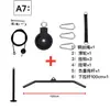 Conjunto DIY de Puxada Alta para Uso Doméstico, Equipamento Fitness para Treino de Costas e Peito, Combinação de Polia com Pegador para Treino de Costas e Ombros