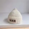 Otoño Invierno Exterior Gorro de Punto con Orejeras Estilo Coreano Niñas Bebé Gorro de Punto Cortavientos Cálido Bebé Pequeño Niños