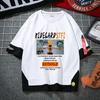 Camiseta de One Piece de manga corta con dibujos animados para hombre y mujer, con el logotipo de Esjobaro, Luffy y Solon de Barba Blanca.