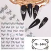 Preço Especial Zhengxiang Adesivos de Unha a Laser DIY Adesivos Deslumbrantes para Nail Art Decalques 3D que Mudam de Cor Adesivos Populares para Nail Art Feitos Sob Medida