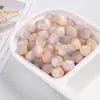 Cuentas Octogonales de Color Crema Soñador con Gradiente, Cuentas Irregulares, Cuentas Redondas, Cuentas Sueltas para Pulseras y Collares Hechos a Mano DIY, Accesorios de Joyería
