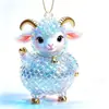 2027 Elfo Cruzado Ovelhinha Festa Festival Fantasia Chaveiro Pingente de Acrílico 2D Enfeite de Natal Árvore de Natal