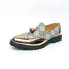 Zapatos de Hombre de Gran Tamaño Transfronterizos, Hermosos Zapatos Brogue Retro, Zapatos Casuales de Negocios Tallados, Zapatos Pequeños de Cuero con Punta Afilada Personalizados de Moda