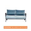 Sofá de ratán nórdico para exteriores, mesa de centro, combinación, para jardín, patio, individual, doble, para interior y exterior, silla de ratán de tres piezas