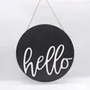 Placa de Boas-Vindas de Madeira, Placa Pendurada para Decoração de Casa, Placa de Boas-Vindas DIY, Placa de Porta de Loja