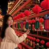 2026 nuevo Festival del Medio Otoño linterna de acertijos linterna de panal de papel decoraciones colgantes para centros comerciales y escuelas, utilizadas para arreglos de escenas de eventos