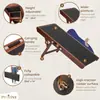 Escalera de escalada ajustable para mascotas de madera, rampa antideslizante para perros, mesita de noche, cama para perros pequeños y escalón para ayudar a los perros a subir y bajar de la cama