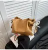 Bolso de Mano de Perlas Transfronterizo Nuevo Estilo Chino para Mujer 2025 de Moda Tendencia Bolso Nube Plegado Versátil Bolso Cruzado