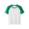 Camiseta Infantil Raglán Impresión de Logo Personalizado Guardería Escuela Primaria Uniforme de Clase Manga Corta DIY Media Manga Atuendo Padre-Hijo