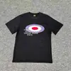 Camiseta de algodão de manga curta casual solta respirável estilo celebridade europeia e americana de verão Corteiz Devil Island