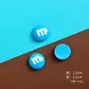 Nuevos accesorios de resina de frijol M multicolor para manualidades, pegamento de crema, accesorios para carcasa de teléfono móvil, paquete de materiales para pasador de pelo, parche para refrigerador