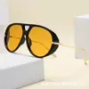 Gafas de Sol Aviador Retro Doble Puente Europeas y Americanas 2026 para Mujer Estilo Callejero Gafas de Sol con Protección Solar Estilo Milenial Gafas de Montura Grande