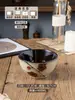 Cuenco de Arroz Cerámico de Alta Apariencia, Vajilla Cerámica para el Hogar, Pequeño Cuenco Creativo Pintado a Mano, Color Bajo Esmalte Personalizado para Postre