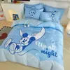 Set de Cuatro Piezas con Estampado de Dibujos Animados de Disney de Algodón Puro Nuevo 2026