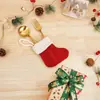 Zicheng, nuevos suministros de decoración navideña, calcetines de punto verdes, mini calcetines navideños, colgantes, calcetines decorativos para árbol de Navidad