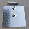 Base quadrada KT board com base pesada e espessa suporte de tubo de aço inoxidável suporte de fundo de casamento suporte de KT board suporte traseiro