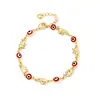 Pulseira Bohemian Style Olho de Diabo Elefante Mais Vendida Transfronteiriça para Mulheres, Tornozeleira Divertida Desenho Animado, Joias de Estilo para Férias