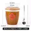 Tarro Especializado de Cerámica para Condimentos con el Personaje '' para Uso en Cocina, Adecuado para Uso Doméstico y Comercial, Tarro Estilo Chino '' para Condimentos, Sal y MSG