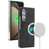 Funda de Teléfono Móvil con Carga Inalámbrica Adecuada para Samsung Z Fold7 Succión Magnética 70% de Descuento Cartera para Tarjetas Interior de Cuero con Acolchado 6 Cubierta Protectora