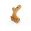 Suprimentos para Cães de Estimação Transfronteiriços: Brinquedos de Mastigar Duráveis de Madeira-Plástico para Cães Pequenos e Médios, Ossos Interativos para Limpeza dos Dentes