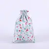 Nueva Bolsa de Regalo de Navidad con Cordón Bolsillo de Papel de Aluminio para Halloween Bolsa de Regalo de Dulces Bolsa Creativa Al Por Mayor