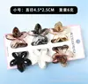 Nuevo Lindo Juego de Seis Piezas de Pasadores de Flor de Plumeria Estilo Vacaciones de Verano para Playa y Costa Pasadores en la Parte Posterior de la Cabeza