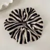 Gomita de Scrunchie Rayada de Cinco Colores de Alta Calidad con Dopamina y Elasticidad, Realzando el Volumen del Cabello, Estilo Princesa