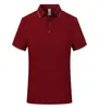 Playeras tipo polo de verano, Camisetas personalizadas, Ropa de trabajo de algodón de fibra larga, Logo bordado, Ropa de trabajo corporativa de manga corta con solapa, Hecho a medida
