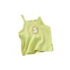 Camisola de Tricô para Bebê Verão Cor Doce Roupa Exterior Versátil Infantil Estilo de Verão Tendência Algodão Puro Amigo da Pele Estilo Versátil