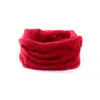 Cachemira 2026 Otoño/Invierno Nuevo Bufanda Pequeña Cálida para Mujer Color Sólido Braga para el Cuello Moda Jersey de Punto Calentador de Cuello de Encaje