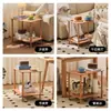 Mesa de centro de madera maciza, mesa de centro para sala de estar, mesa de té para uso doméstico, mesa de centro pequeña para apartamentos pequeños, mesita de noche, mesa de té, mesa auxiliar pequeña combinada, mesa baja
