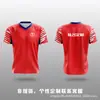 Uniformes de bádminton hechos a medida con impresión digital, aptos para adultos y niños, diseñados para competiciones y entrenamiento, con tejido transpirable y de secado rápido, y disponibles como camisetas de club para hombre