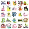 50 Pegatinas de Ratón de Biblioteca para los Amantes de la Lectura, Pegatinas Decorativas Impermeables Creativas para Cuaderno DIY de Venta Caliente Transfronteriza