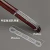 Percha funda antideslizante tira antideslizante transparente silicona percha de madera cubierta protectora tienda de ropa percha de plástico almohadilla antideslizante