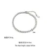 Pulsera de Acero de Titanio con Diamantes Incrustados de Nuevo Estilo Transfronterizo Europeo y Americano Estilo Frío Joyería Completa de Diamantes Zirconia Sentido de Alta Gama Temperamento Joyería de Mano de Celebridad de Internet