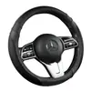 Xh Funda para Volante de Coche de Malla F15 Transfronteriza Cuero Nappa Genuino Accesorios Deportivos para el Interior Funda para Manillar de Cuatro Estaciones