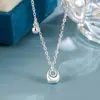Satisfatório e Desejável, o Colar com o Pingente Que Sempre Entrega É um Estilo Simples e Versátil para Mulheres, um Item de Venda Quente de 2024, Corrente Elegante para Clavícula