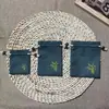 Bolsa de Lino Fino con Cordón para Joyería, Bolsa de Algodón y Lino con Cordón para Guardar Nueces y Cuentas Budistas