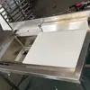Acero Inoxidable 304 Mesa de Trabajo para Picar Carne Fregadero Integrado Cocina Mesa para Matar Peces Mesa para Picar Gansos Cepillado de Escamas de Pescado Amasado de Masa Equipo de Catering